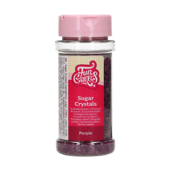 FunCakes Sugar Crystals -Violet- 80g
