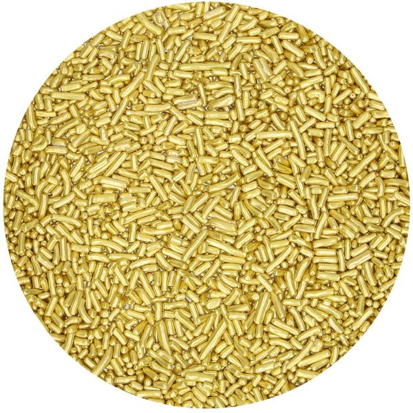 FunCakes Zuckerstreusel -Metallic Gold- 80 g