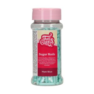 FunCakes Matt Sugar Rods XL Hellblau 70 g