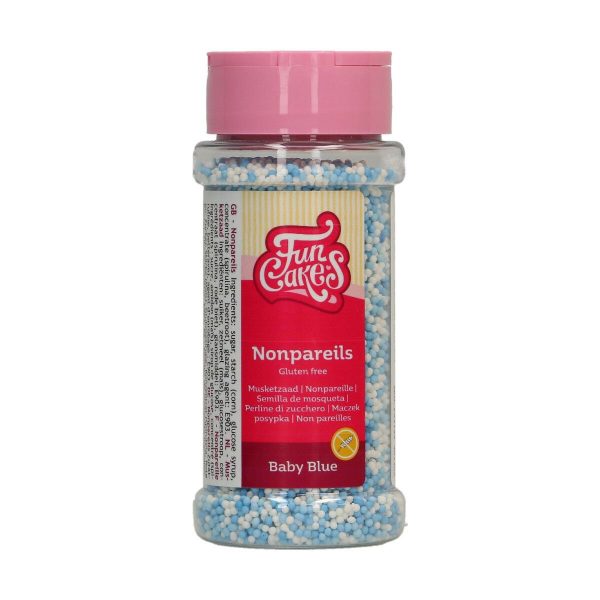 FunCakes Glutenfreie Nonpareils Baby Blue Mix 80 g