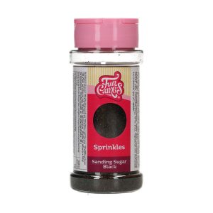 FunCakes Sanding Sugar 80g - Schwarz