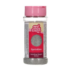 FunCakes Sanding Sugar 80g - Silber