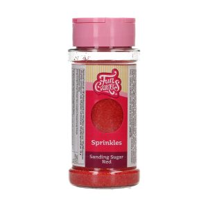 FunCakes Sanding Sugar 80g - Rot