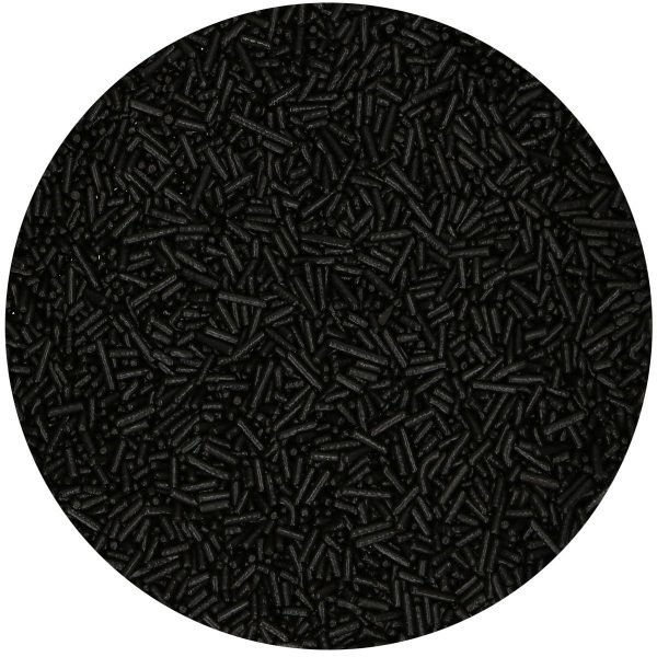 FunCakes Sugar Strands Schwarz 80 g