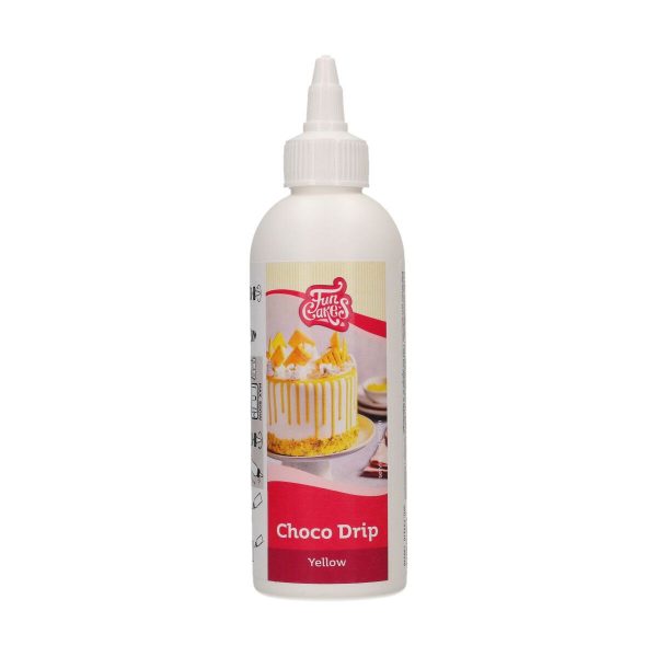 FunCakes Choco Drip Gelb 180 g