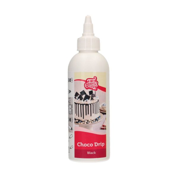 FunCakes Choco Drip Schwarz 180 g