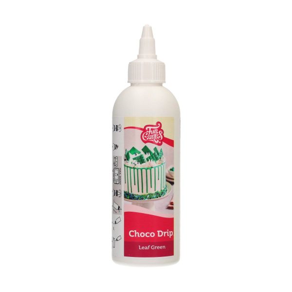 FunCakes Choco Drip Blattgrün 180 g