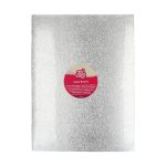 FunCakes Tortenplatten - Rechteckig- mit Silberfolie 3mm/ 40,5cm x 30,5cm