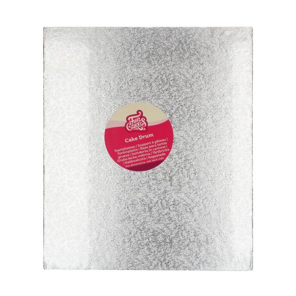 FunCakes Tortenplatte Quadrat 35,5 x 30,5 cm