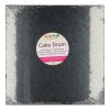 FunCakes Cake Drum Quadratisch 30,5 cm - Schwarz -