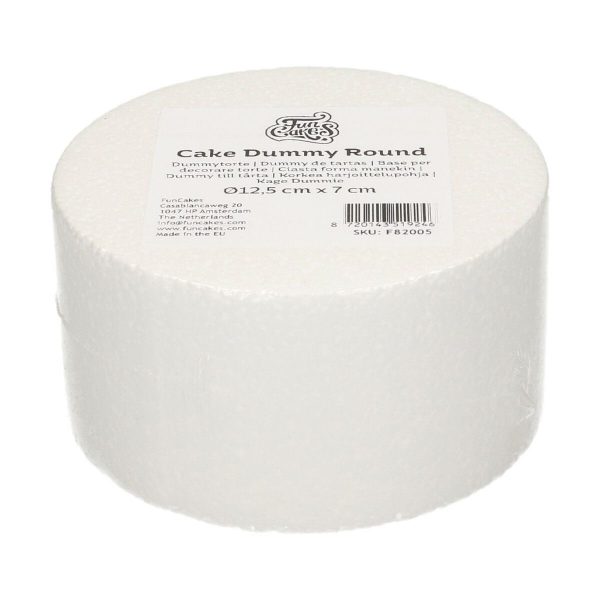 FunCakes Cake Dummy Rund 7cm -Ø12,5cm-