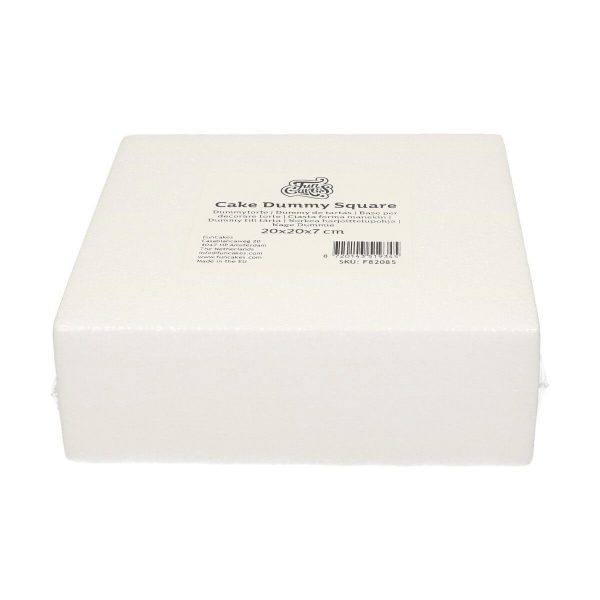 FunCakes Cake Dummy Quadrat 7cm -20x20cm-