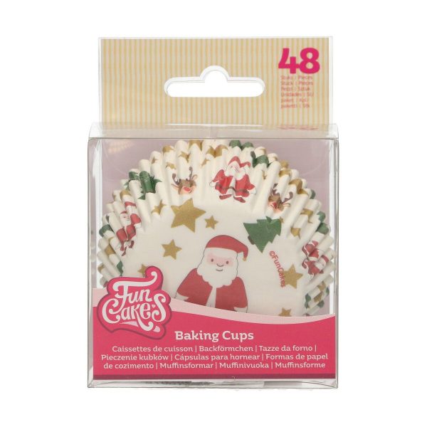 FunCakes Backförmchen Weihnachten pk/48