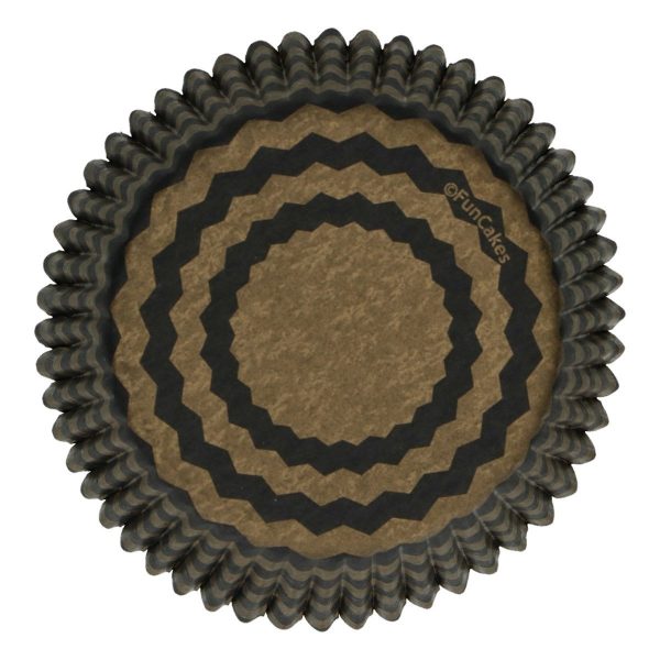 FunCakes Backformen -Chevron Gold- pk/48