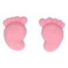 FunCakes Zuckerdekorationen Babyfüße Rosa Set/8
