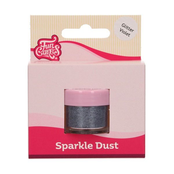 FunCakes Farbglanz Sparkle Dust Glitzer Violett