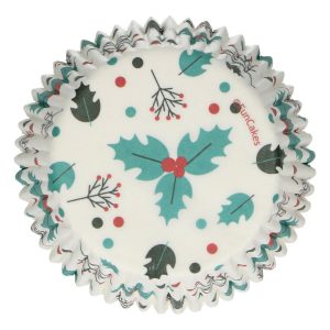 FunCakes Backförmchen Holly Leaf pk/48