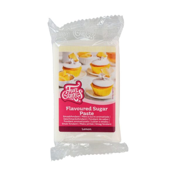 FunCakes Flavoured Sugar Paste Lemon 250 g