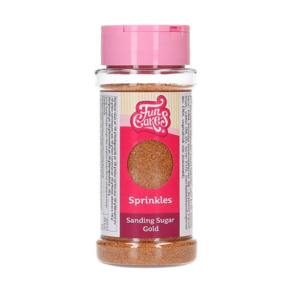 FUNCAKES2023_F53375_FUNCAKES_SANDING_SUGAR_GOLD_JPG_1 FunCakes Sanding Sugar 80g - Gold