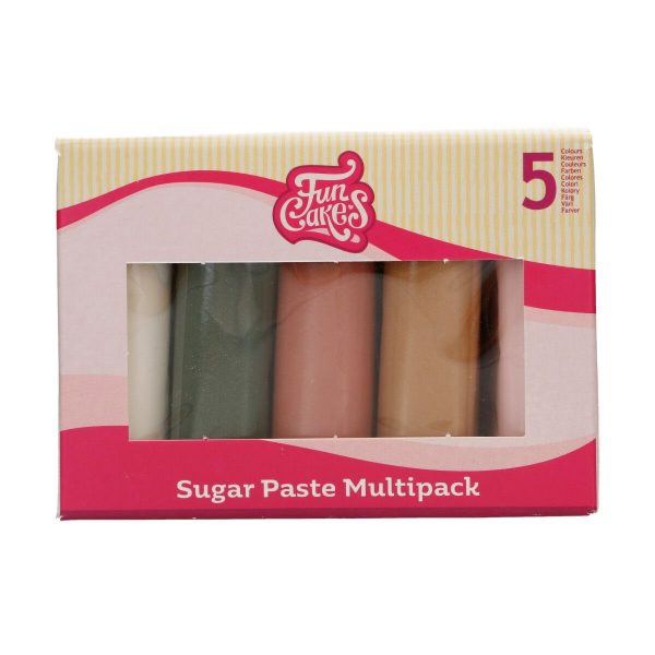 FunCakes Rollfondant Multipack Shimmering Garden 5x100g
