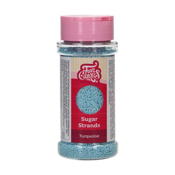 FunCakes Sugar Strands Türkis 80 g