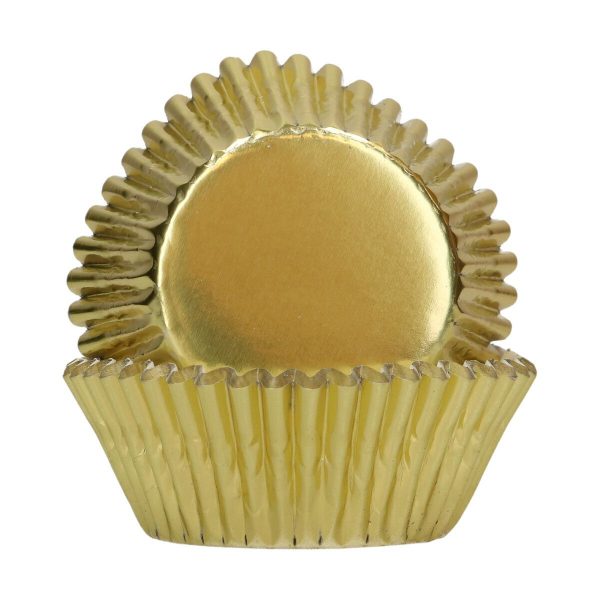 FunCakes Folie Backförmchen - Metallic-Gold pk/48