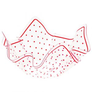 Schale klein rot gepunktet 13cm Durchmesser/ 7 cm Höhe