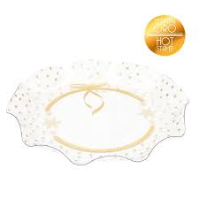 Servierschale Gold mir Sterne rund