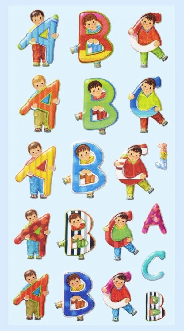 SOFTY-Sticker Schule Junge