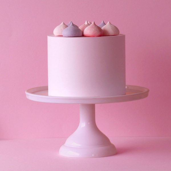 Kuchenständer klein Rosa