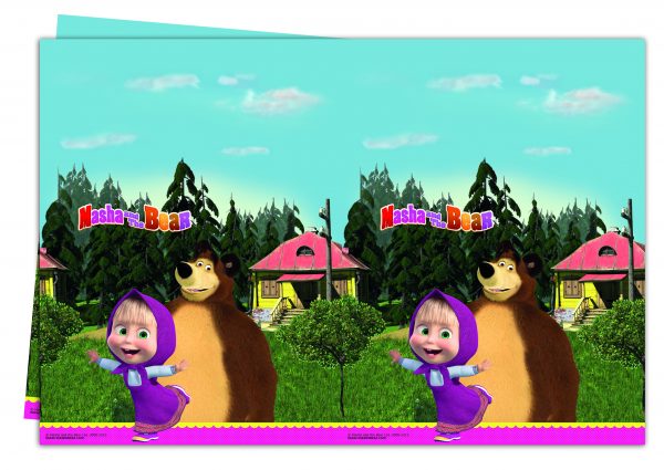 Mascha und der Bär - Tischdecke / 120cmx180cm