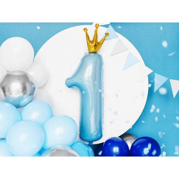 Folienballon "Erster Geburtstag Prinz" 90cm