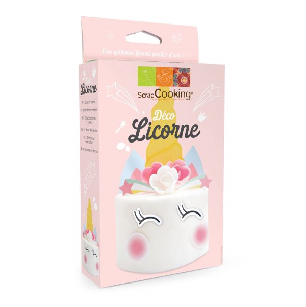 Scrapcooking Wafer Dekoration Einhorn Set