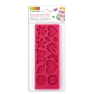 ScrapCooking Silikonform Deko 16x6x0.8 cm