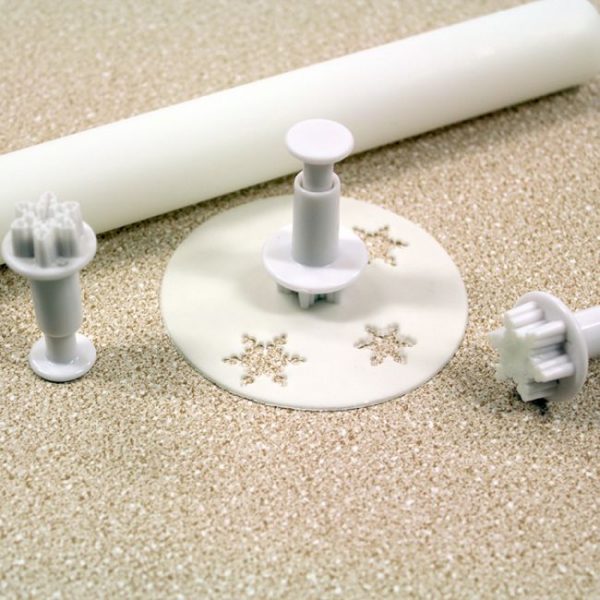PME MINIATURE Snowflake PLUNGER CUTTER SET/3