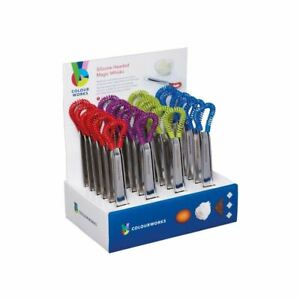 Colourworks Tellerbesen 20,5cm - Silicon/ Metall -