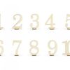 Tischdeko / Tischnummern Cake Topper von 1-10