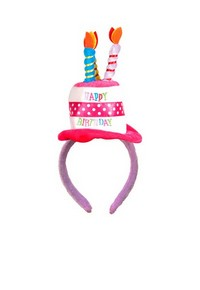 Haarreifen Happy Birthday Kuchen