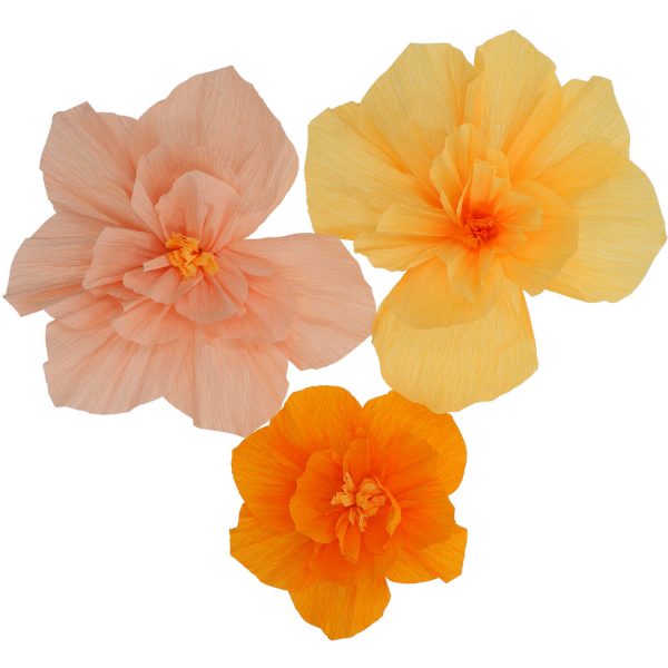 Tisch Dekoration - Blumenset - Pretty Peachy - 3 Stück