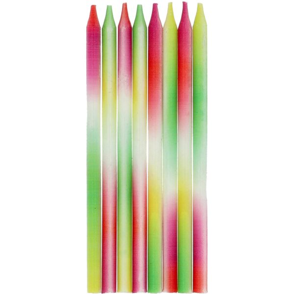 Kerzen Neon Delight - 10 cm - 24 Stück