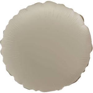 Folienballon Form Rund - Creamy Latte - Ultra Matt - 45 cm