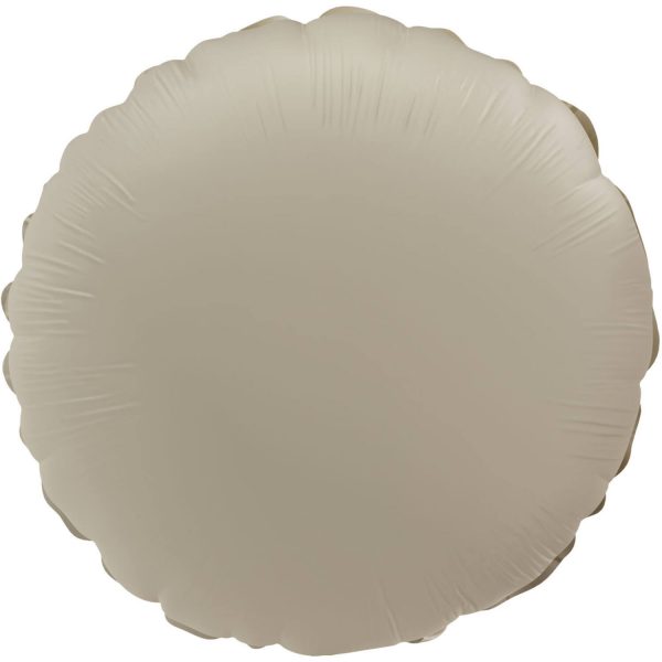 Folienballon Form Rund - Creamy Latte - Ultra Matt - 45 cm