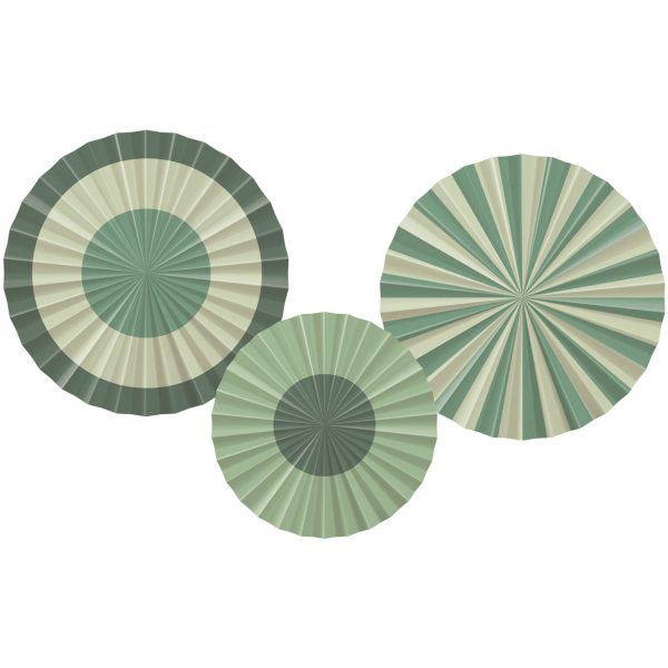 Deko-Fan-Set - Serene Sage - 3 Stück