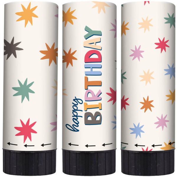 Party Popper Mini - Konfettikanone - Starburst - 3 Stück