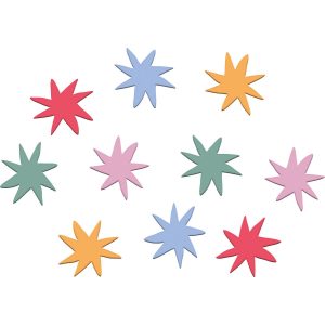 XL Confetti - Starburst - 45 Stück