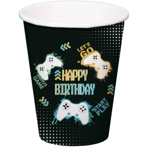 Trinkbecher - Level Up - 250 ml - 8 Stück