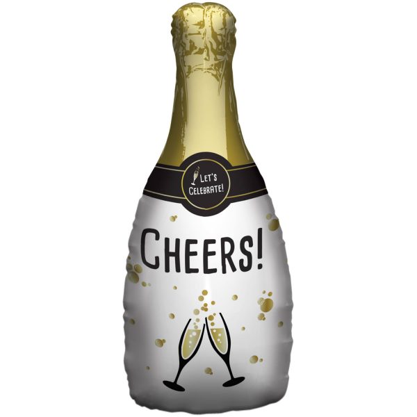 Folienballon - Champagnerflasche - 31 x 72 cm