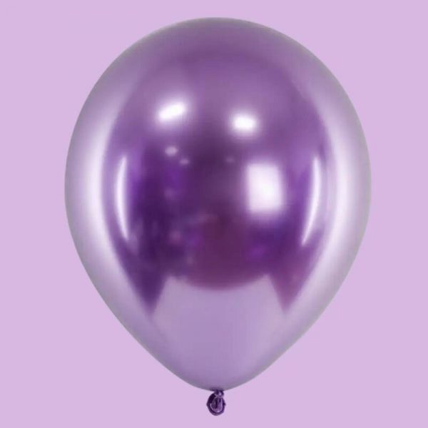 6 Latexballons Satin Luxe Violett Sateen 27,5cm/11"