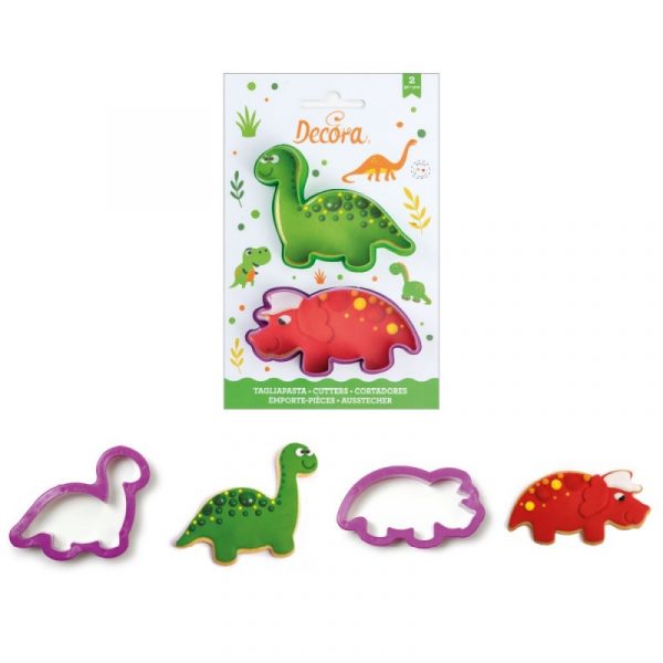 Decora Dinosaurier 2 Ausstecher Set/2 Stk.