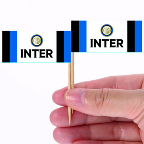 24 Fähnchenstecker Inter Mailand